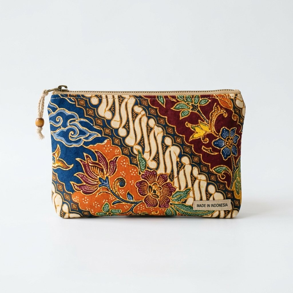 Pouch Batik Tulis Kontemporer